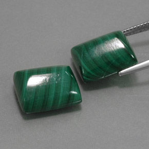 Achetez naturel ct vert malachite gems, baguette, en provenance congo chez gemselect. en stock, livraison internationale!