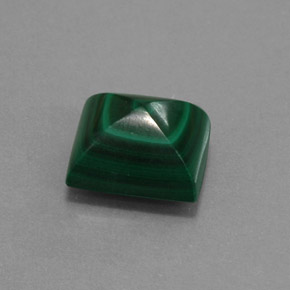 Malachite Vert multicolore naturelle Baquette, 8.63 ct, Opaque