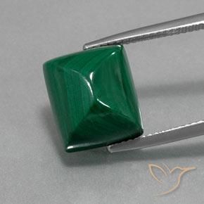 13.33ct Naturel Vert Malachite, Baquette, Opaque