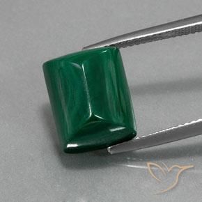 13.94ct Naturel Vert Malachite, Baquette, Opaque