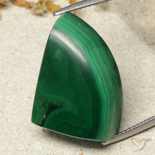 37.17ct Naturel Vert Malachite, Fantaisie, Opaque