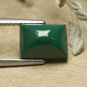 Malachite Vert multicolore naturelle Baquette, 3.29 ct, Opaque