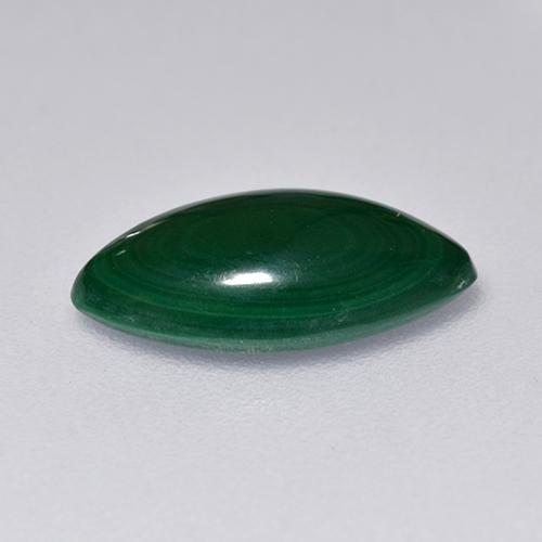 Malachite vert naturelle marquise, 2,05 ct, opaque