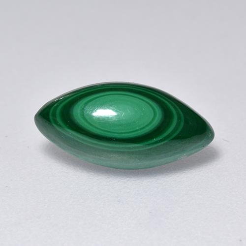 Malachite vert naturelle marquise, 2,06 ct, opaque