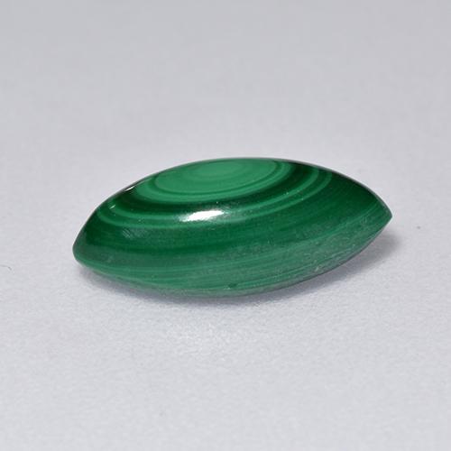 Malachite vert naturelle marquise, 2,06 ct, opaque