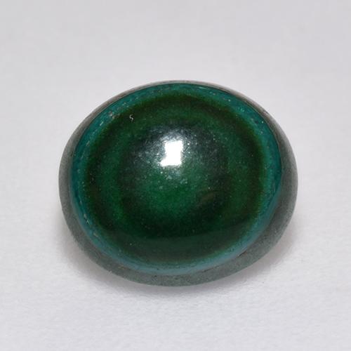 Malachite vert naturelle coupe ovale, 2,18 ct, opaque