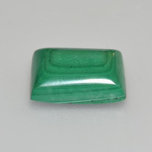 Malachite vert naturelle baguette, 2,95 ct, opaque