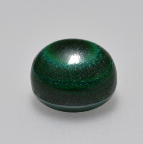 Malachite vert naturelle coupe ovale, 2,33 ct, opaque