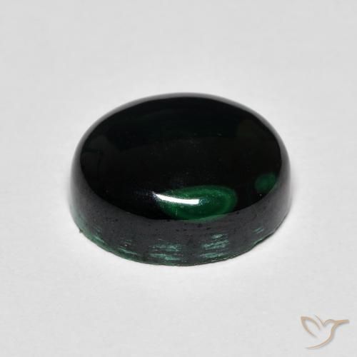 Malachite Vert naturelle ovale, 7.96 ct, Opaque