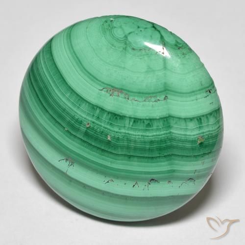 Malachite Vert moyen naturelle Tour, 30.82 ct, Opaque