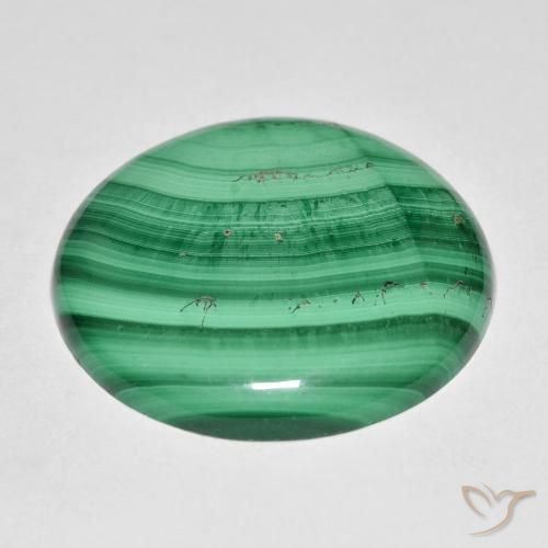 Malachite Vert moyen naturelle Tour, 30.82 ct, Opaque