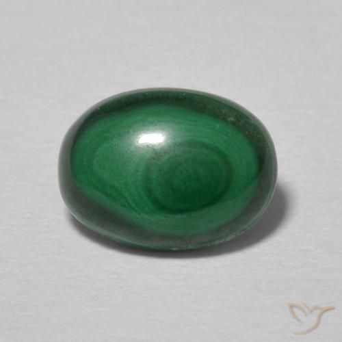 2.21ct Naturel Vert multicolore Malachite, ovale, Opaque