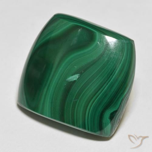 Malachite Vert foncé naturelle Fantaisie, 59.08 ct, Opaque