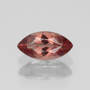 Grenat malaya rose naturelle marquise, 1,86 ct, VVS