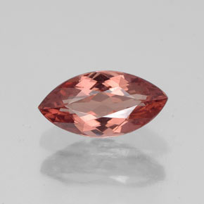 Grenat Malaya Rose naturelle Marquise, 1.88 ct, VVS-VS