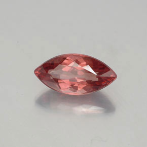 Grenat malaya rose naturelle marquise, 1,48 ct, VS