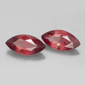 Achetez naturel ct rose grenat malaya gems, marquise, en provenance tanzanie chez gemselect. en stock, livraison internationale!