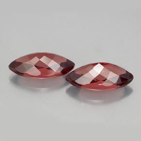 Achetez naturel ct Rose Grenat Malaya gems, Marquise, En provenance Tanzanie chez GemSelect. En stock, livraison internationale!