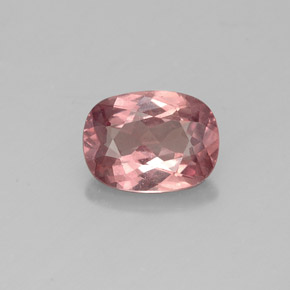 Grenat malaya rose naturelle coupe coussin, 1,01 ct, VS