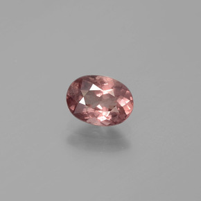 Grenat Malaya Rose naturelle Coupe ovale, 1.09 ct, VS-SI