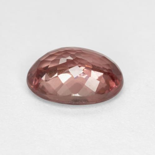 Grenat malaya rose naturelle coupe ovale, 1,14 ct, VS