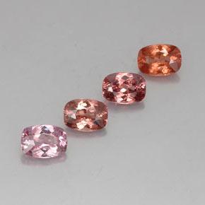 Achetez naturel 4,57ct multicolore grenat malaya gems, coupe coussin, en provenance tanzanie chez gemselect. en stock, livraison internationale!
