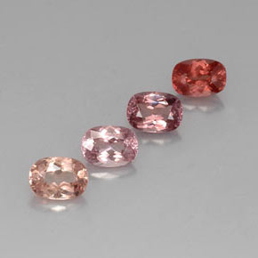 Achetez naturel ct multicolore grenat malaya gems, coupe coussin, en provenance tanzanie chez gemselect. en stock, livraison internationale!
