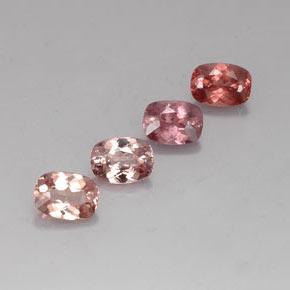 Achetez naturel 4,31ct multicolore grenat malaya gems, coupe coussin, en provenance tanzanie chez gemselect. en stock, livraison internationale!