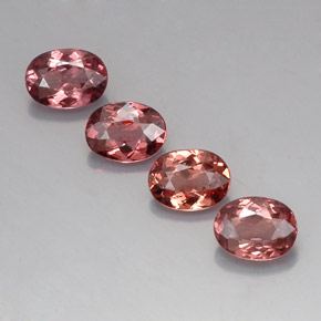 Achetez naturel ct rose grenat malaya gems, coupe ovale, en provenance tanzanie chez gemselect. en stock, livraison internationale!