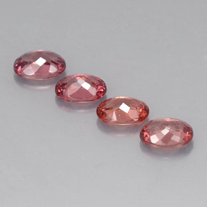 Achetez naturel ct rose grenat malaya gems, coupe ovale, en provenance tanzanie chez gemselect. en stock, livraison internationale!