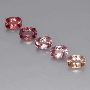 Achetez naturel 5,41ct multicolore grenat malaya gems, coupe ovale, en provenance tanzanie chez gemselect. en stock, livraison internationale!