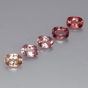 Achetez naturel 5,41ct multicolore grenat malaya gems, coupe ovale, en provenance tanzanie chez gemselect. en stock, livraison internationale!