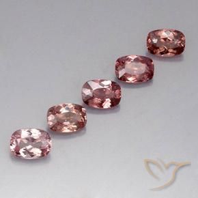 Shop natural 5.21ct Orange rose Grenat Malaya gems, Coussin, from Tanzanie at GemSelect. In stock, global shipping!