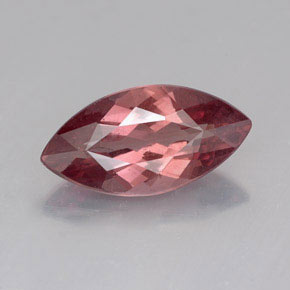 Grenat malaya rose naturelle marquise, 2,63 ct, VS