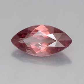 Grenat malaya rose naturelle marquise, 2,63 ct, VS