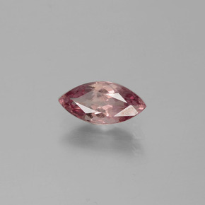 Grenat malaya rose naturelle marquise, 0,97 ct, VS