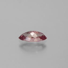 Grenat malaya rose naturelle marquise, 0,97 ct, VS