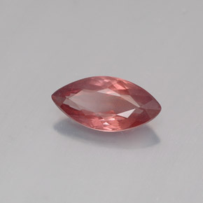 Grenat malaya rose naturelle marquise, 1,21 ct, VS