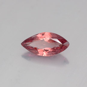 Grenat malaya rose naturelle marquise, 1,17 ct, VVS-VS