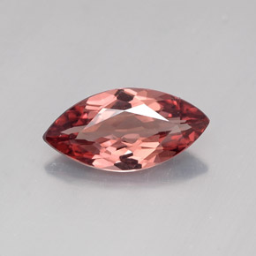 Grenat malaya rose naturelle marquise, 1,74 ct, VVS