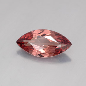 Grenat malaya rose naturelle marquise, 1,74 ct, VVS