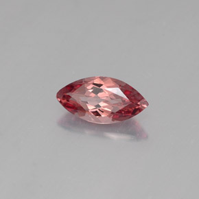Grenat malaya rose naturelle marquise, 0,61 ct, VVS