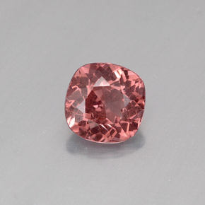 Grenat malaya rose naturelle coupe coussin, 1,36 ct, VS