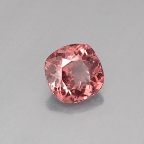 Grenat malaya rose naturelle coupe coussin, 1,36 ct, VS