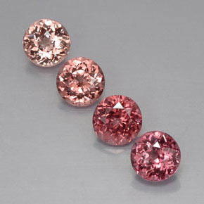 Achetez naturel ct multicolore grenat malaya gems, coupe roude, en provenance tanzanie chez gemselect. en stock, livraison internationale!