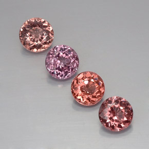 Achetez naturel ct Multicolore Grenat Malaya gems, Coupe roude, En provenance Tanzanie chez GemSelect. En stock, livraison internationale!