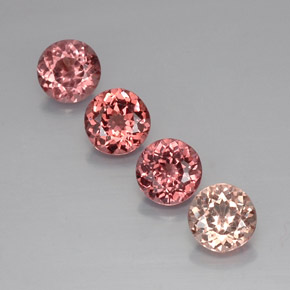 Achetez naturel 4.74ct Multicolore Grenat Malaya gems, Coupe roude, En provenance Tanzanie chez GemSelect. En stock, livraison internationale!