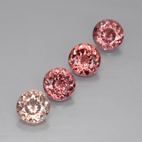 Achetez naturel 4.74ct Multicolore Grenat Malaya gems, Coupe roude, En provenance Tanzanie chez GemSelect. En stock, livraison internationale!