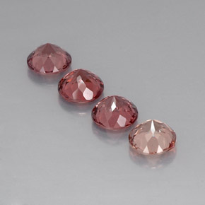 Achetez naturel 4.74ct Multicolore Grenat Malaya gems, Coupe roude, En provenance Tanzanie chez GemSelect. En stock, livraison internationale!