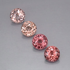 Achetez naturel 4,10ct multicolore grenat malaya gems, coupe roude, en provenance tanzanie chez gemselect. en stock, livraison internationale!